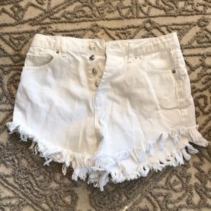 Wild Fable White Denim Shorts